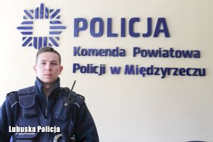 Policjant sierż. Michał Ostaszewski