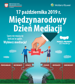 plakat promujący dzień mediacji